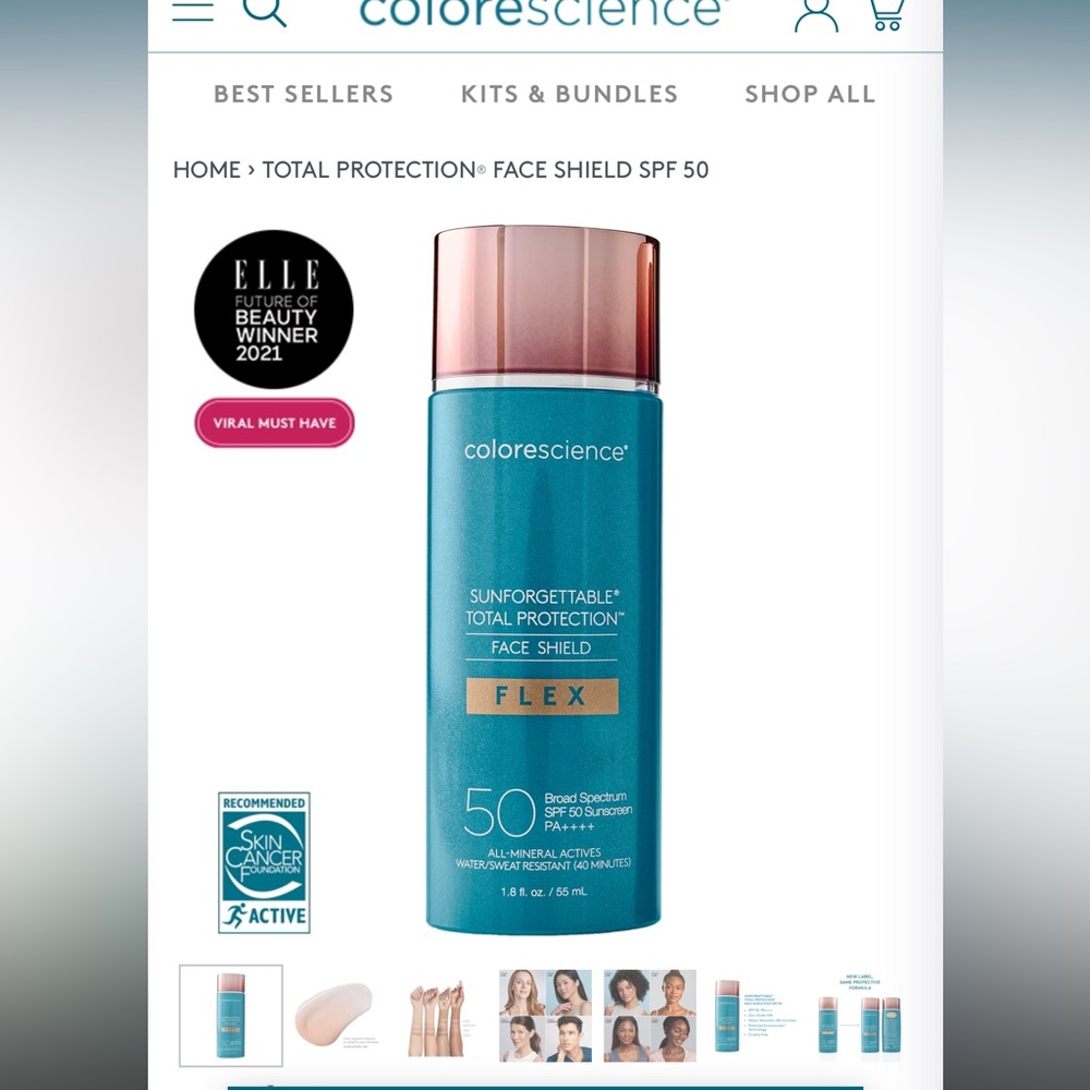 COLORSCIENCE FLEX SPF 50 in shade Fair. 90% full!